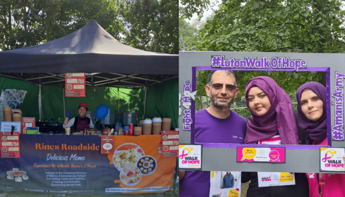 Luton Walk of Hope Rinds Roadside Foot Stall