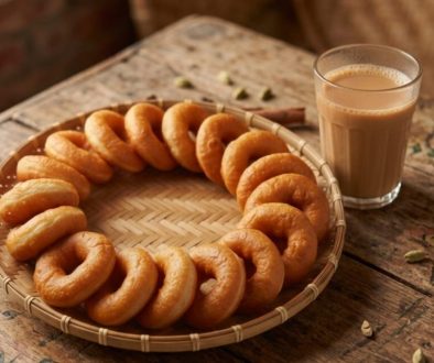 Nepali Doughnuts with Hot Chiya