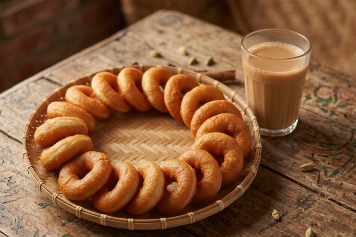 The Perfect Pairing: Fresh Nepali Doughnuts with Hot Chiya Nepali Doughnuts with Hot Chiya